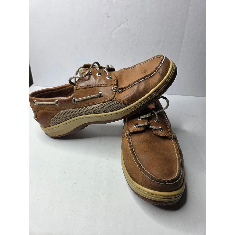 Sperry Top-Sider Billfish Mens 9.5M Tan Brown Leather Boat Shoes 0799320